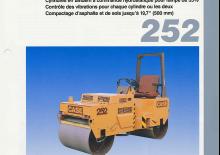 Tandem titreşimli silindirler Case 252