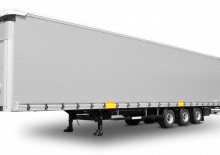 Curtain Side / Tarpaulin Semi Trailers Schwarzmüller 3-axle large-scale sliding tarpaulin platform semitrailer - combined transport