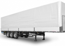 Curtain Side / Tarpaulin Semi Trailers Schwarzmüller 3-axle platform semitrailer