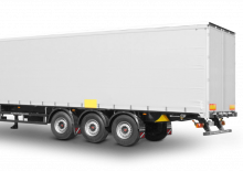 Curtain Side / Tarpaulin Semi Trailers Schwarzmüller 3-axle sliding tarpaulin platform semitrailer - combined transport