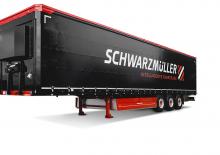 Curtain Side / Tarpaulin Semi Trailers Schwarzmüller 3-axle ultralight sliding tarpaulin platform semitrailer - paper rolls