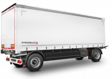 Curtain Side / Tarpaulin Trailers Schwarzmüller 2-axle sliding tarpaulin platform trailer
