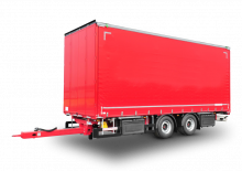 Curtain Side / Tarpaulin Trailers Schwarzmüller Centre-axle jumbo sliding tarpaulin platform trailer