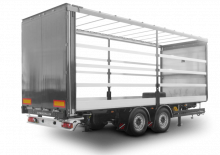 Curtain Side / Tarpaulin Trailers Schwarzmüller Centre-axle sliding tarpaulin platform trailer
