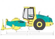 Tek silindirli makaralar Ammann ASC 200 D