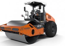 Tek silindirli makaralar Hamm HC 119
