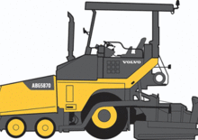 Tekerlekli asfalt parkeleri Volvo ABG5870