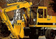 Tekerlekli ekskavatörler Caterpillar 206B