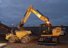 Paletli ekskavatörler JCB JS160W
