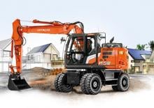 Tekerlekli ekskavatörler Hitachi ZX155W-7