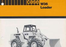 Tekerlekli yükleyiciler Case W 36