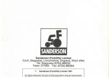 Telehandlers Sanderson T2-11-40