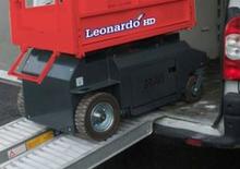 Single Vertical Mast Boom Lifts Bravi Leonardo HD Outdoor