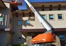 Wheeled Telescopic Boom Lifts Snorkel 400S