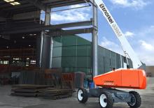 Wheeled Telescopic Boom Lifts Snorkel 600S