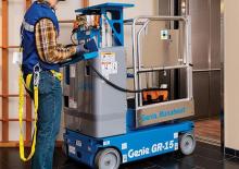 Wheeled Telescopic Boom Lifts Genie GR-15 Runabout