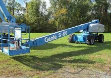 Wheeled Telescopic Boom Lifts Genie S 80 D