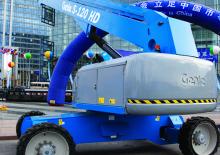 Wheeled Telescopic Boom Lifts Genie S-120 HD