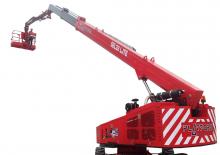 Wheeled Telescopic Boom Lifts Platform Basket SEL 28 LJTE