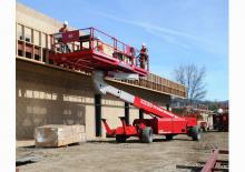 Wheeled Telescopic Boom Lifts MEC TITAN BOOM 40-S