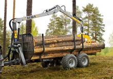 Timber loading cranes Kesla 201