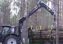 Timber loading cranes Kronos 6020 L 
