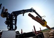 Timber loading cranes Loglift 251S 95C 
