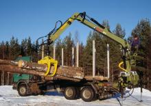 Timber loading cranes Loglift F 82 ST 97