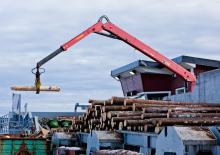 Timber loading cranes Jonsered J 2080SR 112