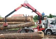 Timber loading cranes Jonsered J 2850