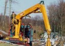 Timber loading cranes LIV L 24.128
