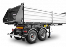 Dump Trailers / Tipper Semi Trailers Schwarzmüller 2-axle 3-way tipper semitrailer - building site - reinforced