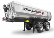Dump Trailers / Tipper Semi Trailers Schwarzmüller 2-axle aluminium segment tipper semitrailer - wheelbase 1,810 mm