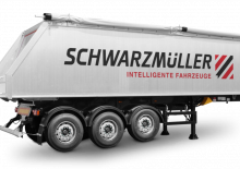 Dump Trailers / Tipper Semi Trailers Schwarzmüller 3-axle aluminium hollow profile tipper semitrailer