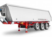 Dump Trailers / Tipper Semi Trailers Schwarzmüller 3-axle full aluminium hollow profile tipper semitrailer