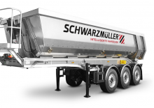 Dump Trailers / Tipper Semi Trailers Schwarzmüller 3-axle full aluminium segment tipper semitrailer