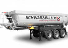 Dump Trailers / Tipper Semi Trailers Schwarzmüller 3-axle steel segment tipper semitrailer