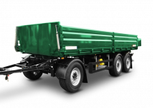 Dump Trailers / Tipper Trailers Schwarzmüller 3-axle 3-way tipper trailer - building site