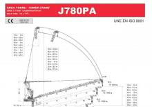 Tower Cranes - Luffing Boom - Top-slewing Jaso J780PA.60