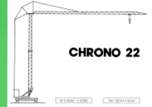 Tower Cranes - Trolley Boom - Bottom-slewing BPR-Cadillon Chrono 22