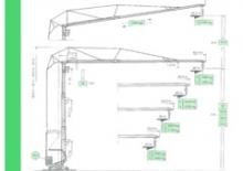 Tower Cranes - Trolley Boom - Bottom-slewing BPR-Cadillon Chrono 45 A