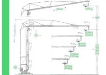 Tower Cranes - Trolley Boom - Bottom-slewing BPR-Cadillon Chrono 45 A