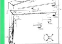 Tower Cranes - Trolley Boom - Bottom-slewing BPR-Cadillon Chronoflash 35 A