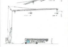 Tower Cranes - Trolley Boom - Bottom-slewing Cattaneo CM 76 A