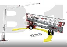 Tower Cranes - Trolley Boom - Bottom-slewing Gru Dalbe DB 11 Dalbetta