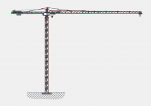 Tower Cranes - Trolley Boom - Top-slewing Wolffkran 80110 Compact