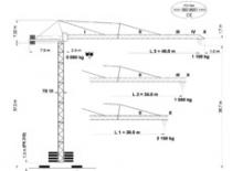 Tower Cranes - Trolley Boom - Top-slewing Terex Peiner SK 56-E-TS 10.3