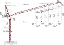 Tower Cranes - Luffing Boom - Top-slewing Wolffkran 275 B US