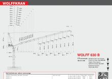 Tower Cranes - Luffing Boom - Top-slewing Wolffkran 630 B