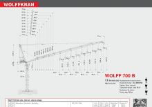 Tower Cranes - Luffing Boom - Top-slewing Wolffkran 700 B